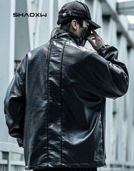 Techwear Leather Jacket