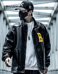Techwear Leather Jacket