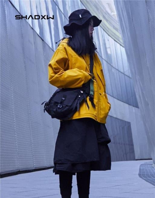 Techwear Yellow Jacket