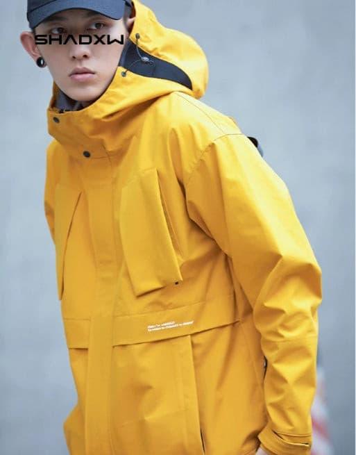 Techwear Yellow Jacket