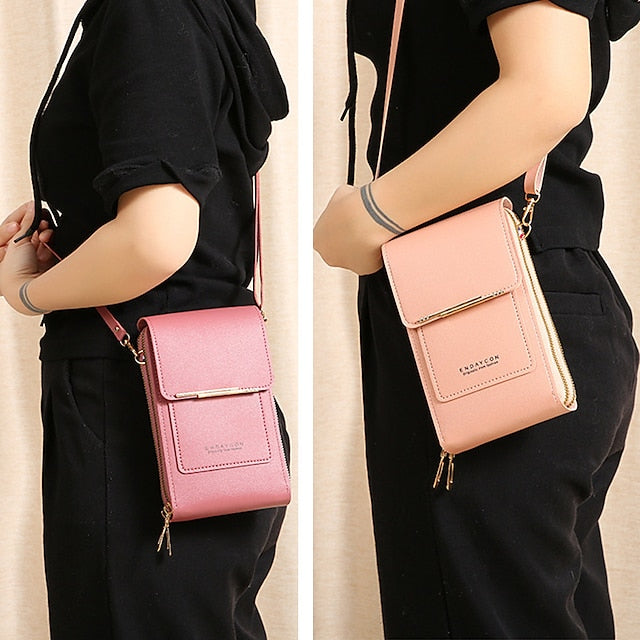 Coin Mobile Phone Purse Wallet  Crossbody Bag