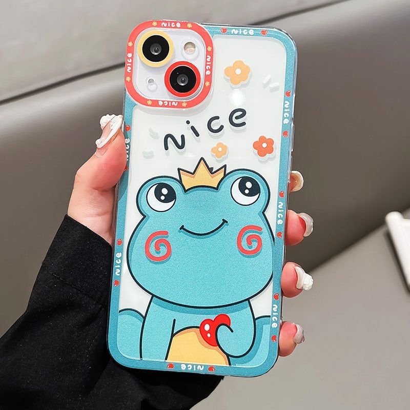 Transparent Space Cute Phone Cases For Galaxy S22 S21 S20 S10 FE Plus Note 10 20 Ultra