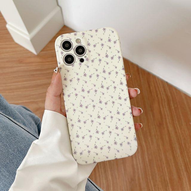 Vintage Daisy Flowers Cute Phone Cases For iPhone 11 Pro 13 12 Pro Max XR X XS Max 7 8 Plus 12 Mini SE 2020