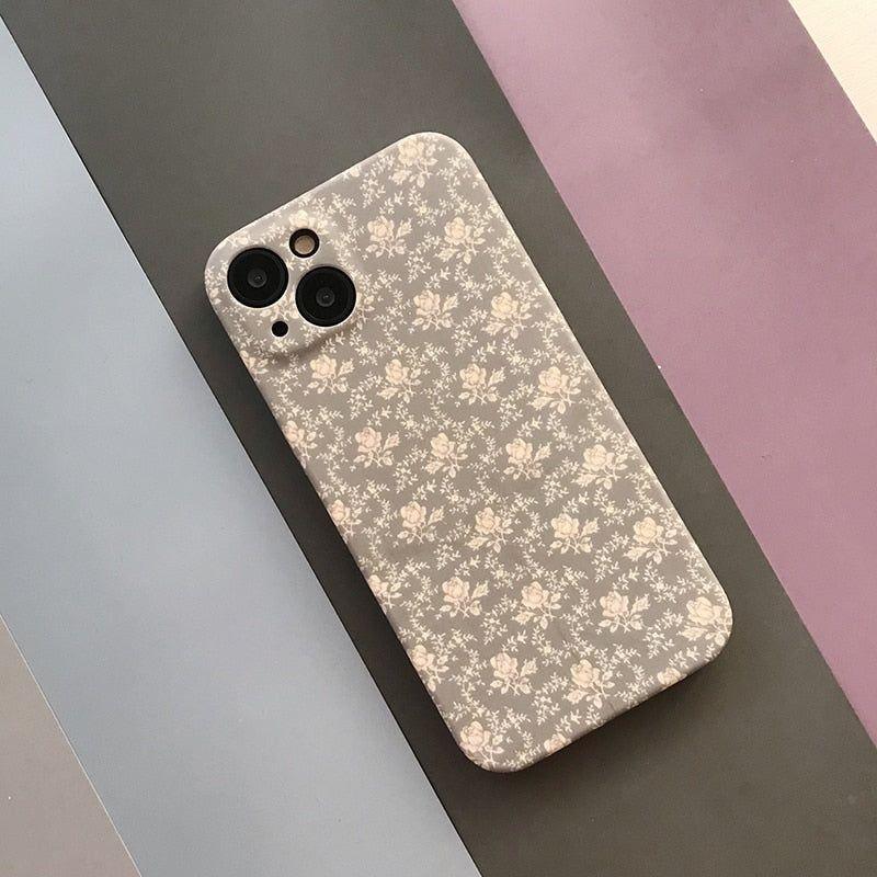 Vintage Daisy Flowers Cute Phone Cases For iPhone 11 Pro 13 12 Pro Max XR X XS Max 7 8 Plus 12 Mini SE 2020