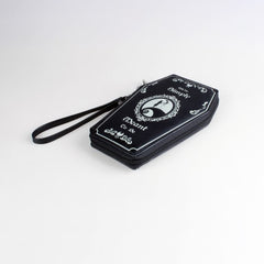We're Simply Meant To Be Gothic Coffin Wristlet