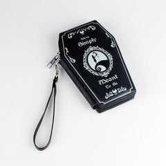 We're Simply Meant To Be Gothic Coffin Wristlet