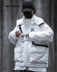 White Techwear Jacket