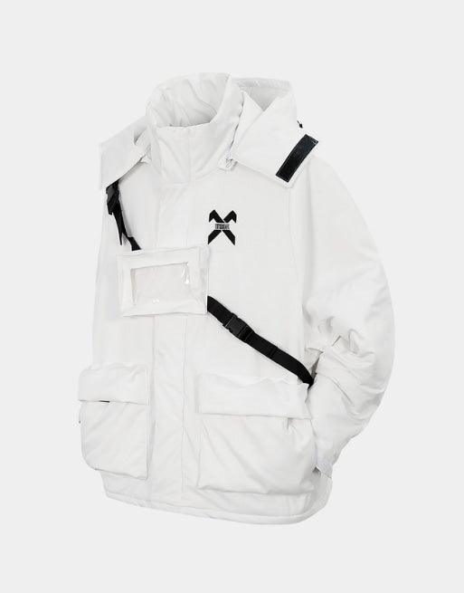 White Techwear Jacket