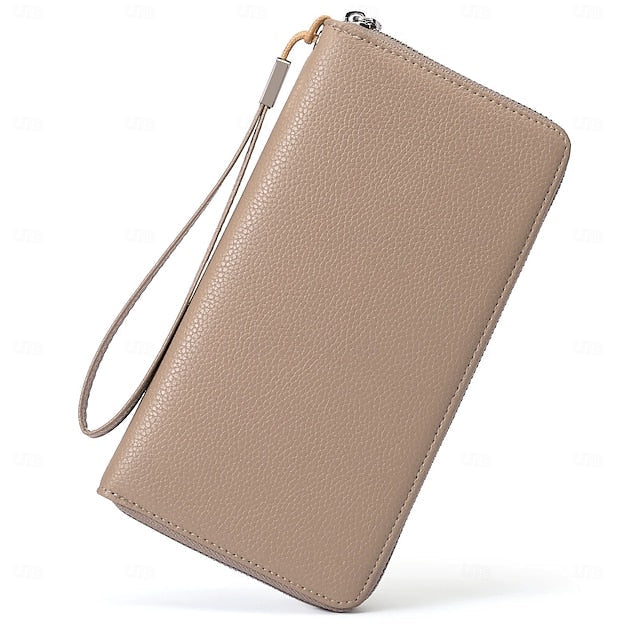Leather Bag Outdoor Mobile Wallet Daily  Phone PU