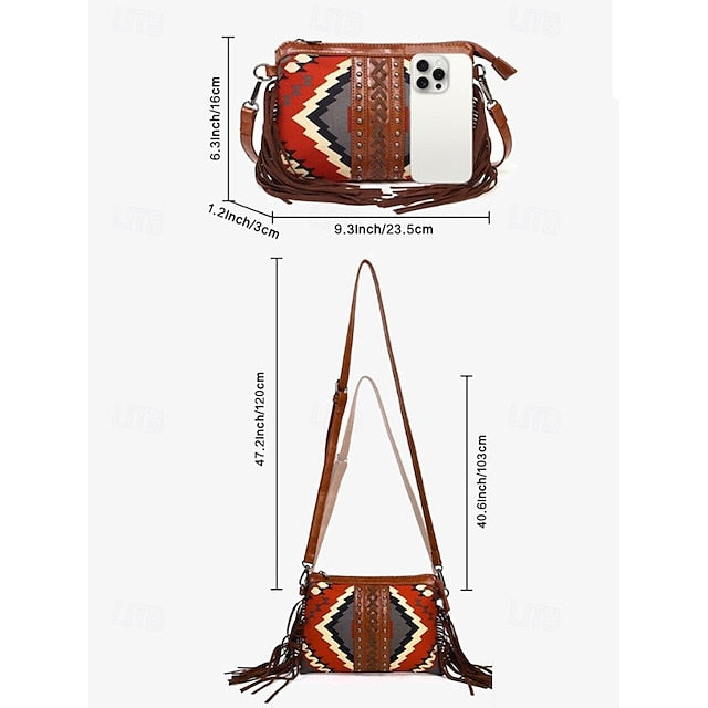 Shoulder  Leather Crossbody Bag Wristlet PU Bags