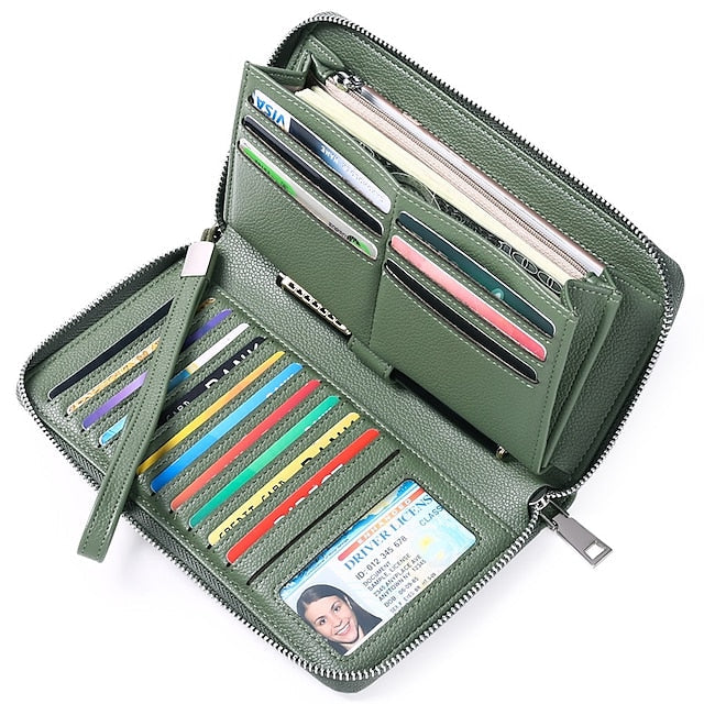 Leather Bag Outdoor Mobile Wallet Daily  Phone PU